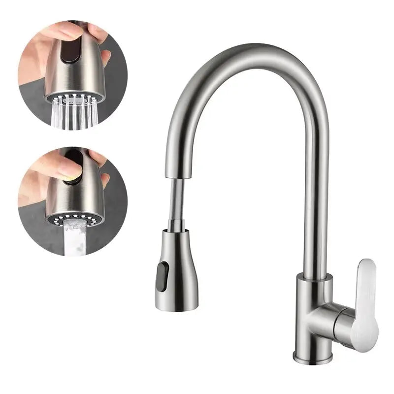 Pull-Out Stainless Steel Faucet