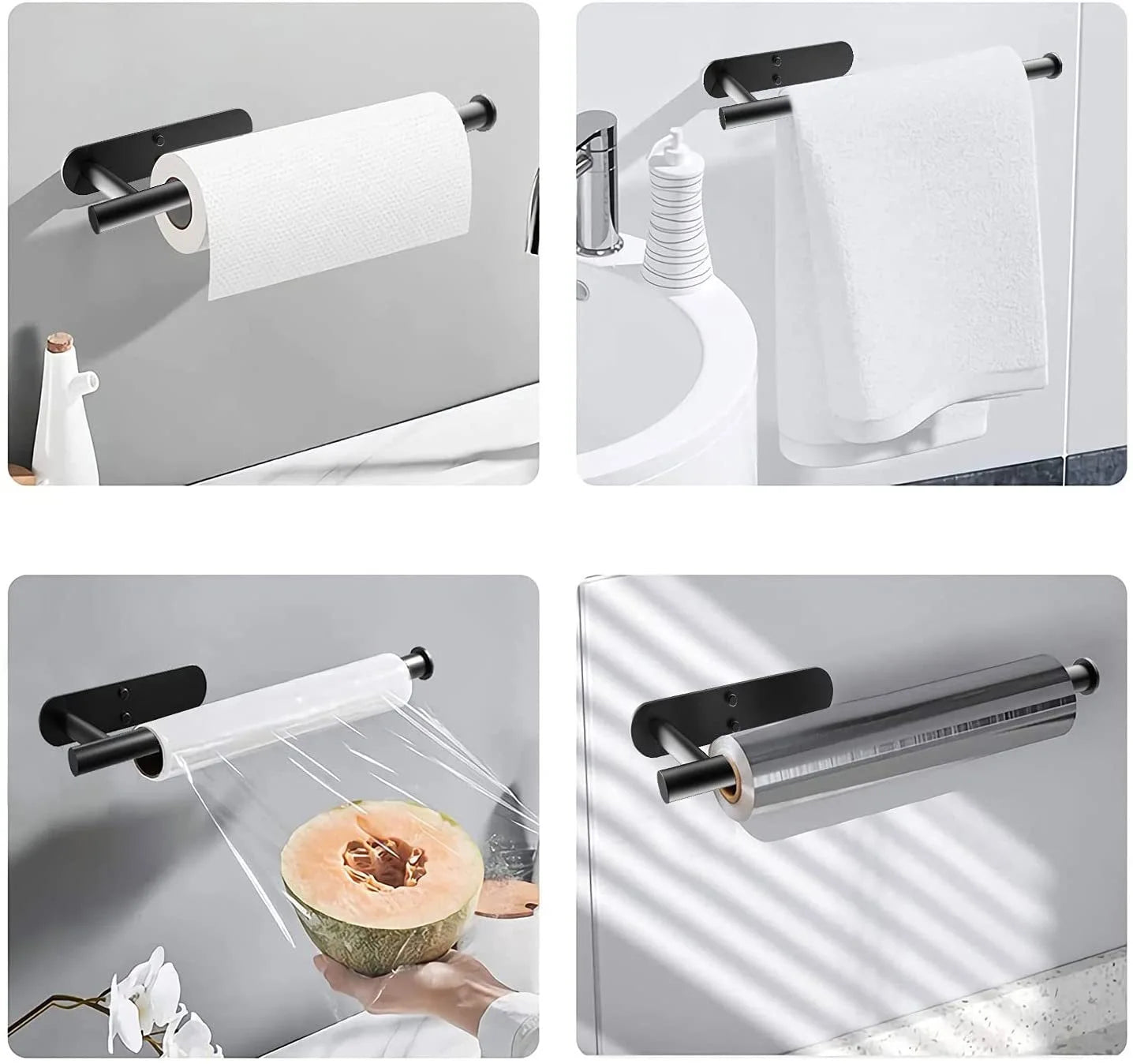 Self-Adhesive Paper Towel Holder