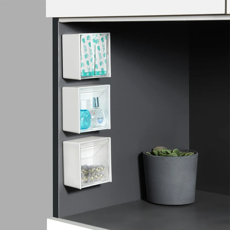 Wall-Mounted Cotton Pad Organizer