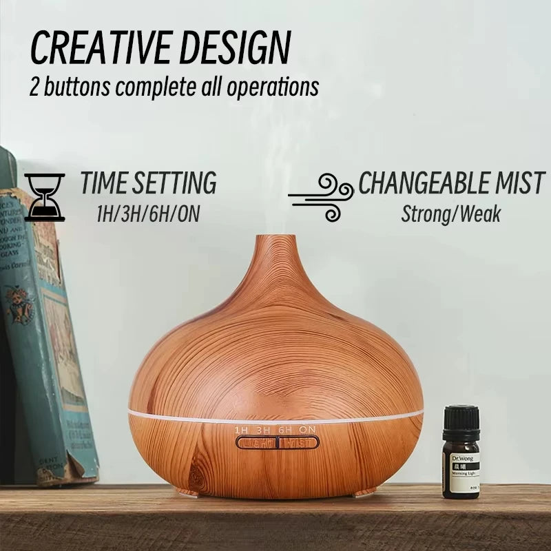 Essential Oil Diffuser - Wood Grain