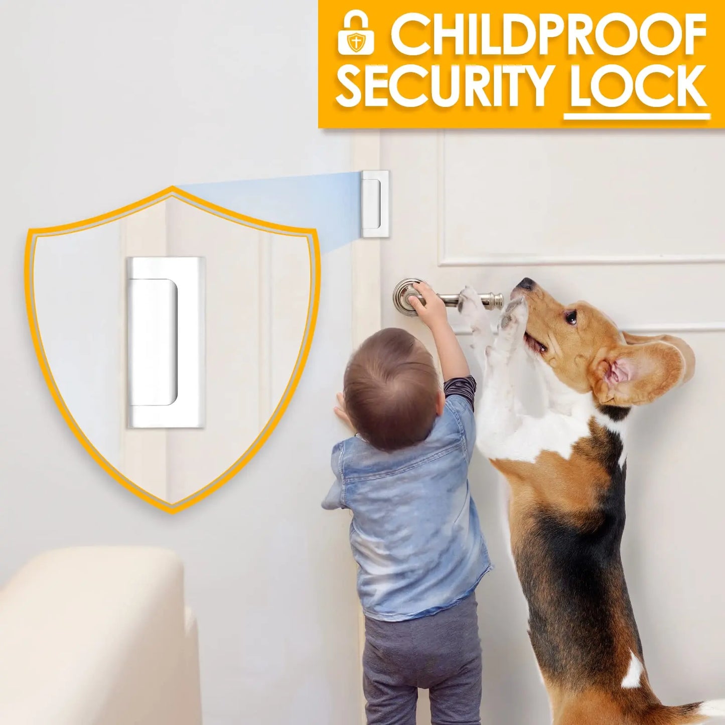 Childproof Door Security Lock